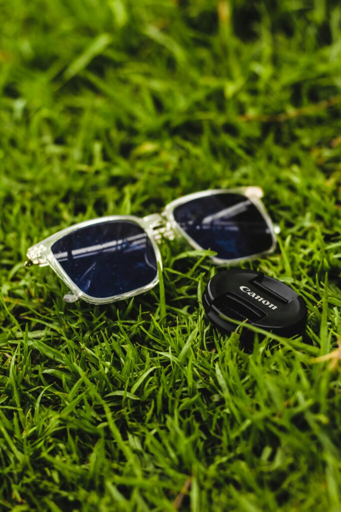Men's transparent bio-resin eyewear with blue-light protection 2026