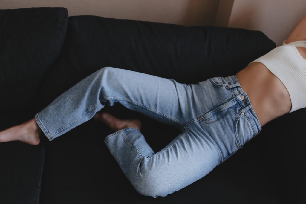 Carbon-infused tech denim jeans for women 2026